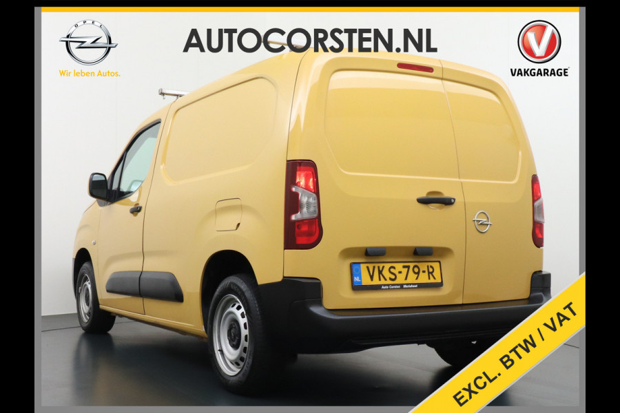 Opel Combo 1.5CDTI EURO6 10x Op voorraad! 3-Pers. ECC Cruise Control Bluetooth Elektr.ramen Elektr.spiegels+Verwarmd Centr.Vergr+ab. L1H1 E Schuifdeur Betonplex vloer Lat om Lat betimmering Allesdragers  3 zit