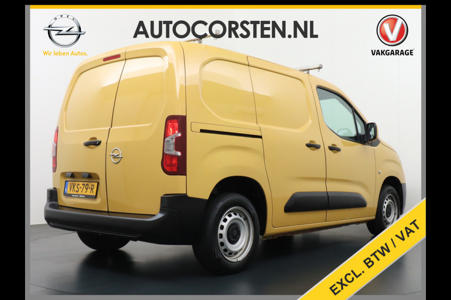 Opel Combo 1.5CDTI EURO6 10x Op voorraad! 3-Pers. ECC Cruise Control Bluetooth Elektr.ramen Elektr.spiegels+Verwarmd Centr.Vergr+ab. L1H1 E Schuifdeur Betonplex vloer Lat om Lat betimmering Allesdragers  3 zit