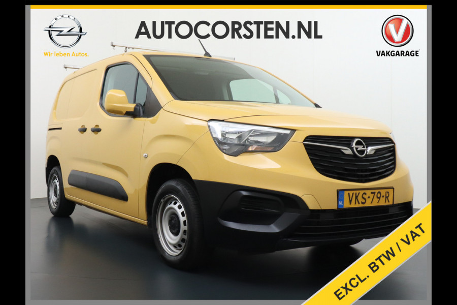 Opel Combo 1.5CDTI EURO6 10x Op voorraad! 3-Pers. ECC Cruise Control Bluetooth Elektr.ramen Elektr.spiegels+Verwarmd Centr.Vergr+ab. L1H1 E Schuifdeur Betonplex vloer Lat om Lat betimmering Allesdragers  3 zit
