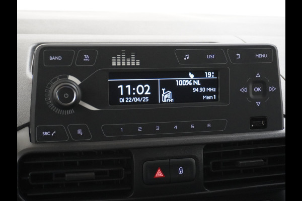 Opel Combo 1.5CDTI EURO6 10x Op voorraad! 3-Pers. ECC Cruise Control Bluetooth Elektr.ramen Elektr.spiegels+Verwarmd Centr.Vergr+ab. L1H1 E Schuifdeur Betonplex vloer Lat om Lat betimmering Allesdragers  3 zit