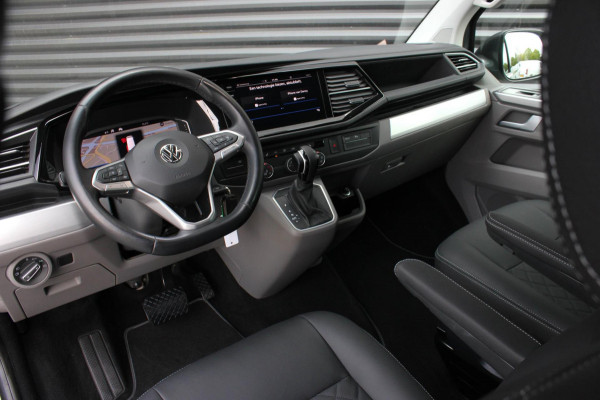 Volkswagen Transporter 2.0 TDI L2H1 30 DC BULLI 199PK DUBBEL CABINE / LEDEREN BEKLEDING / PDC / VERLAGINGSVEREN / 2X SCHUIFDEUR