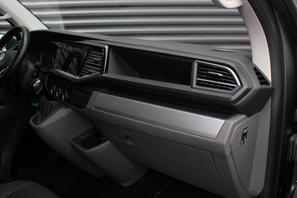 Volkswagen Transporter 2.0 TDI L2H1 30 DC BULLI 199PK DUBBEL CABINE / LEDEREN BEKLEDING / PDC / VERLAGINGSVEREN / 2X SCHUIFDEUR