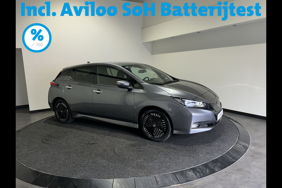 Nissan Leaf N-Connecta 39 kWh | Stoelverwarming | Rondomzicht camera | Adaptive cruise control | SoH ( batterijtest ) 93.8 % score Nissan Leaf N-Connecta 39 kWh | Stoelverwarming | Rondomzicht camera | Adaptive cruise control | SoH ( batterijtest ) 93.8 % score