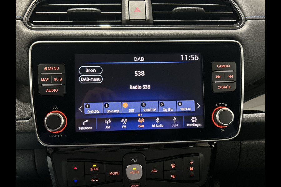 Nissan Leaf N-Connecta 39 kWh | Stoelverwarming | Rondomzicht camera | Adaptive cruise control | SoH ( batterijtest ) 93.8 % score