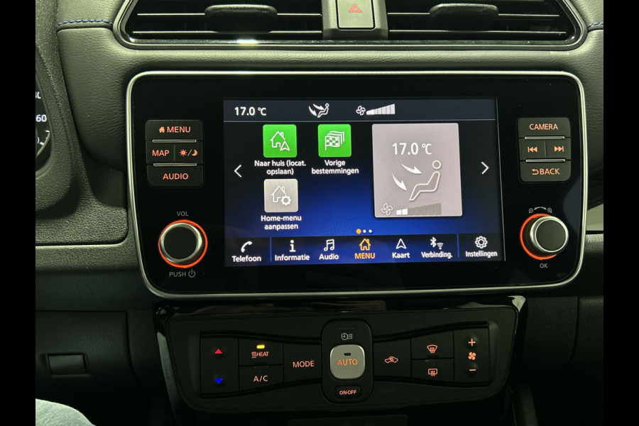 Nissan Leaf N-Connecta 39 kWh | Stoelverwarming | Rondomzicht camera | Adaptive cruise control | SoH ( batterijtest ) 93.8 % score