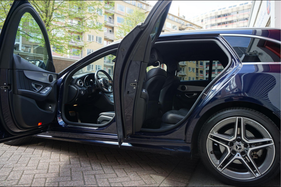 Mercedes-Benz C-Klasse Estate 180 Business Solution AMG Aut9 | NL AUTO (NAP) | FACELIFT MODEL | 360 camera TOPVIEW | Trekhaak | Apple Carplay | Lederen Sportinterieur | WideScreen Navi | Volledig Digitaal Dashboard | AMG Exterieur AMG Interieur |