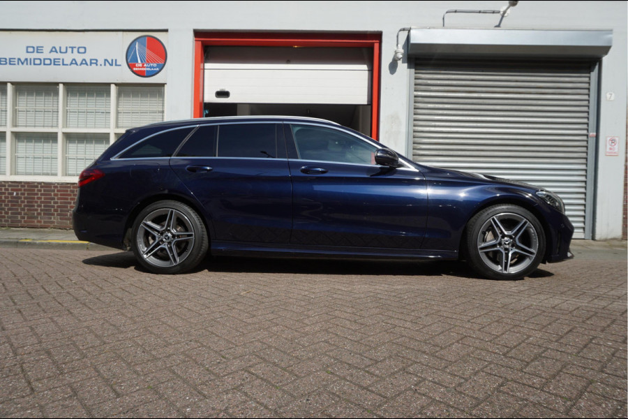 Mercedes-Benz C-Klasse Estate 180 Business Solution AMG Aut9 | NL AUTO (NAP) | FACELIFT MODEL | 360 camera TOPVIEW | Trekhaak | Apple Carplay | Lederen Sportinterieur | WideScreen Navi | Volledig Digitaal Dashboard | AMG Exterieur AMG Interieur |