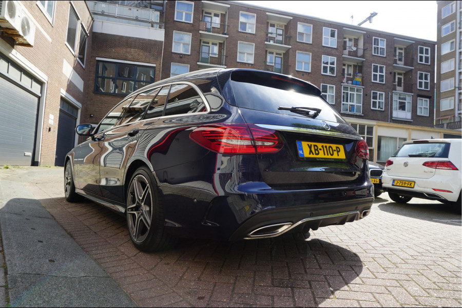 Mercedes-Benz C-Klasse Estate 180 Business Solution AMG Aut9 | NL AUTO (NAP) | FACELIFT MODEL | 360 camera TOPVIEW | Trekhaak | Apple Carplay | Lederen Sportinterieur | WideScreen Navi | Volledig Digitaal Dashboard | AMG Exterieur AMG Interieur |