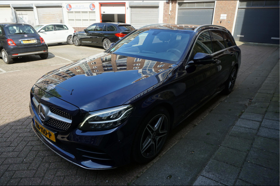 Mercedes-Benz C-Klasse Estate 180 Business Solution AMG Aut9 | NL AUTO (NAP) | FACELIFT MODEL | 360 camera TOPVIEW | Trekhaak | Apple Carplay | Lederen Sportinterieur | WideScreen Navi | Volledig Digitaal Dashboard | AMG Exterieur AMG Interieur |
