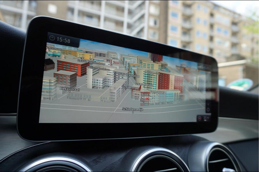 Mercedes-Benz C-Klasse Estate 180 Business Solution AMG Aut9 | NL AUTO (NAP) | FACELIFT MODEL | 360 camera TOPVIEW | Trekhaak | Apple Carplay | Lederen Sportinterieur | WideScreen Navi | Volledig Digitaal Dashboard | AMG Exterieur AMG Interieur |