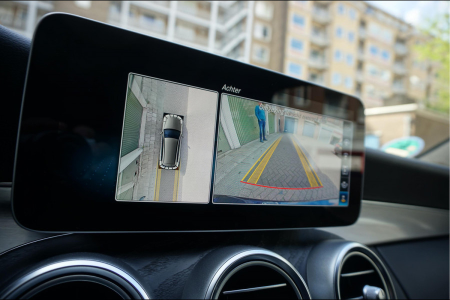 Mercedes-Benz C-Klasse Estate 180 Business Solution AMG Aut9 | NL AUTO (NAP) | FACELIFT MODEL | 360 camera TOPVIEW | Trekhaak | Apple Carplay | Lederen Sportinterieur | WideScreen Navi | Volledig Digitaal Dashboard | AMG Exterieur AMG Interieur |
