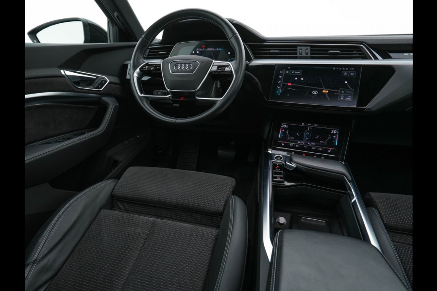 Audi e-tron 50 Quattro S-Line-Edition 71 kWh [ 3-Fase ] (INCL-BTW) *PANO | LEATHER-ALCANTARA | DIGI-COCKPIT | FULL-LED | ADAPTIVE-CRUISE | MEMORY-PACK | SPORT-SEATS | AIR-SUSPENSION | NAVI-FULLMAP | HEATED-SEATS | DAB | SHIFT-PADDLES |  21''ALU*