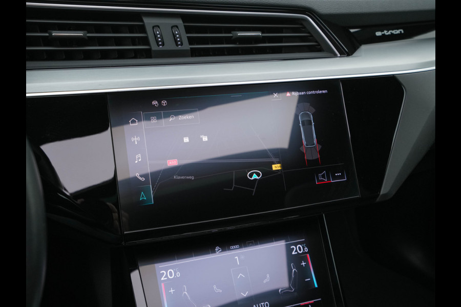 Audi e-tron 50 Quattro S-Line-Edition 71 kWh [ 3-Fase ] (INCL-BTW) *PANO | LEATHER-ALCANTARA | DIGI-COCKPIT | FULL-LED | ADAPTIVE-CRUISE | MEMORY-PACK | SPORT-SEATS | AIR-SUSPENSION | NAVI-FULLMAP | HEATED-SEATS | DAB | SHIFT-PADDLES |  21''ALU*