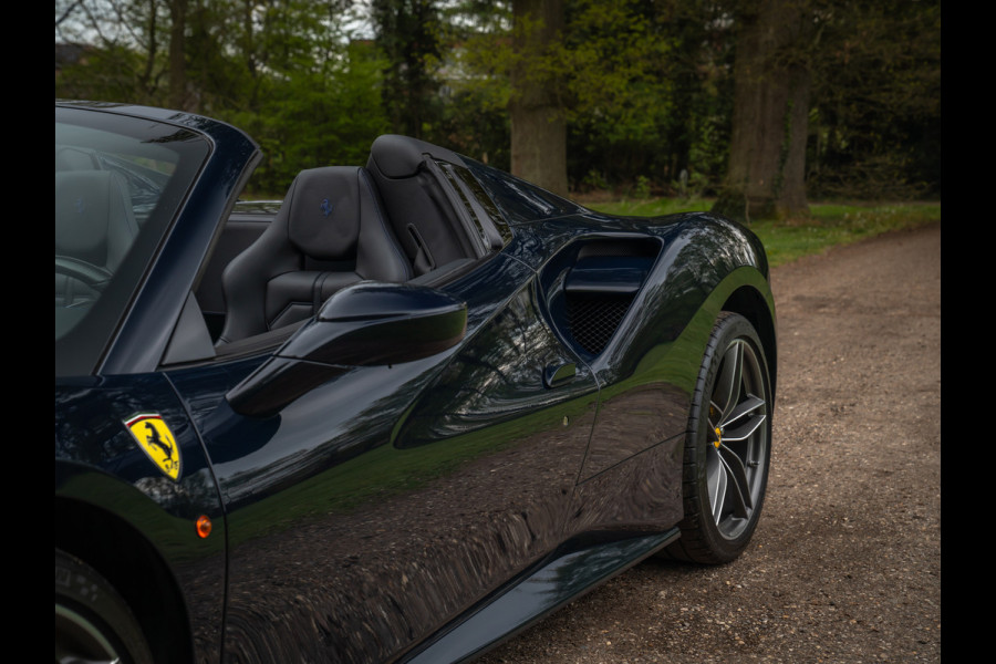 Ferrari 488 Spider | Blu Pozzi | Full PPF | Racing Seats | JBL | Historical color | Carbon Driver Zone