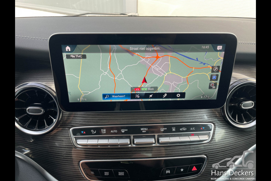 Mercedes-Benz V-Klasse V300 L2 9G-Tronic Automaat MBUX Apple Carplay Burmester 2zits. DC mogelijk. 360° Camera