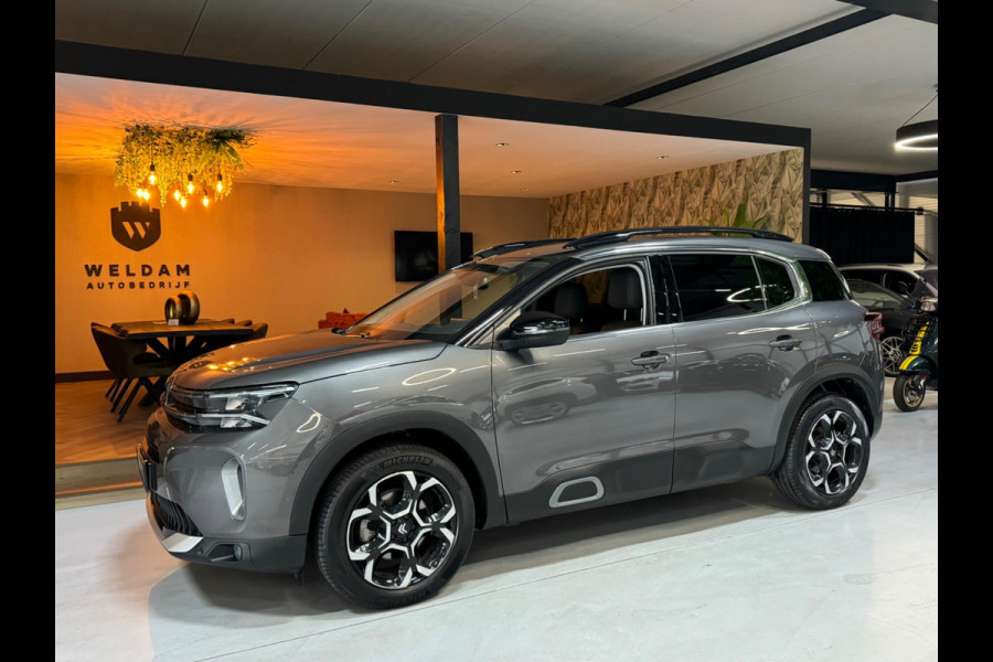 Citroën C5 Aircross 1.2 PureTech Shine Garantie CarPlay 360 Camera PDC LED DAB ACC Clima Navi Leder Lane Rijklaar