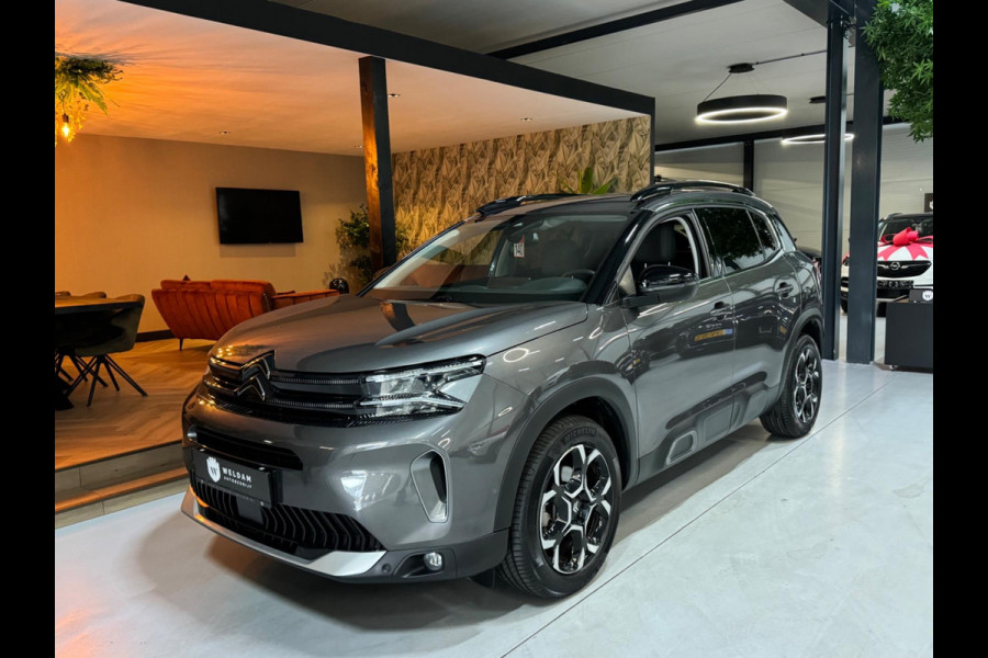 Citroën C5 Aircross 1.2 PureTech Shine Garantie CarPlay 360 Camera PDC LED DAB ACC Clima Navi Leder Lane Rijklaar