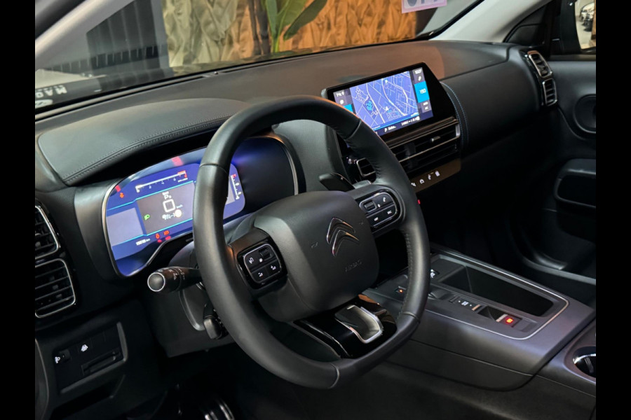 Citroën C5 Aircross 1.2 PureTech Shine Garantie CarPlay 360 Camera PDC LED DAB ACC Clima Navi Leder Lane Rijklaar