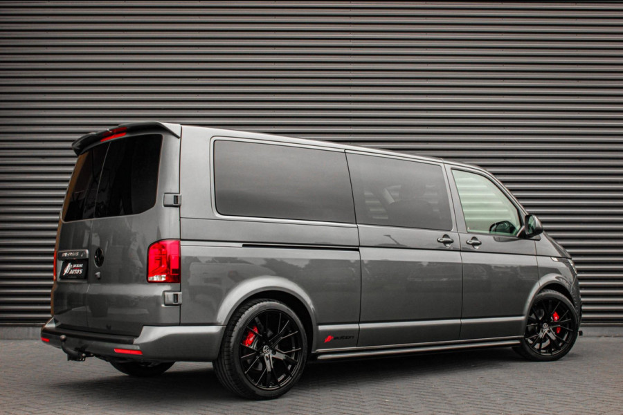 Volkswagen Transporter 2.0 TDI L2H1 BULLI DUBBEL CABINE 150PK DSG 2021 / DUBBEL CABINE / TREKHAAK / SIDE-BARS / APPLE CARPLAY /PDC