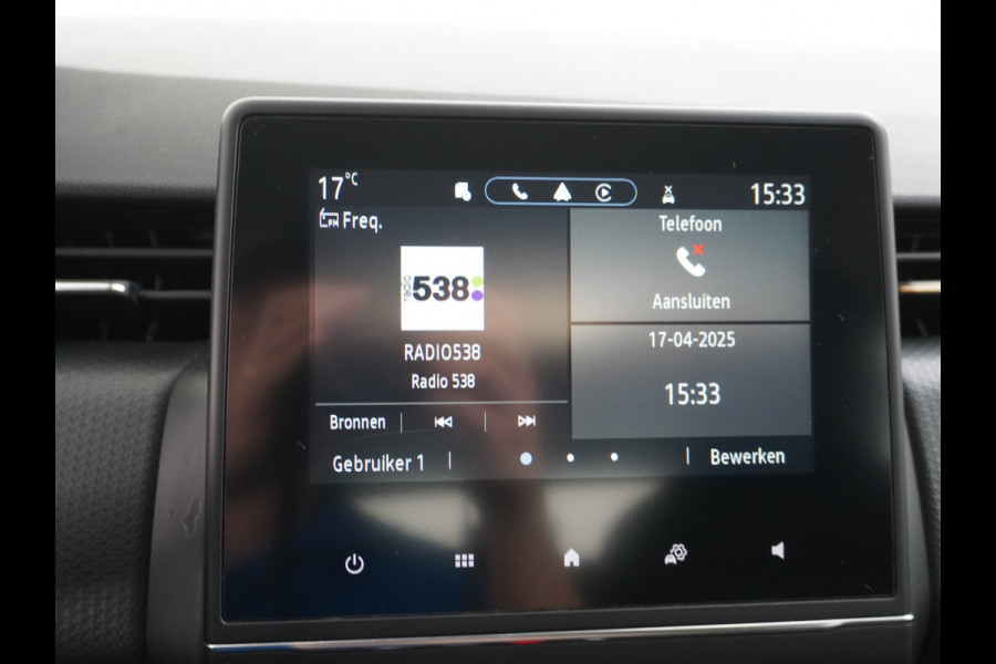 Renault Clio T92PK Zen Apple Carplay Android Auto Mirror-Link Airco Cruise Control Bluetooth 1.0TCe Led Spoorassistent Connected services Verkeersbord detectie Lmv 16" 100% Dealeronderhouden Nederlandse Auto NIEUWE MODEL