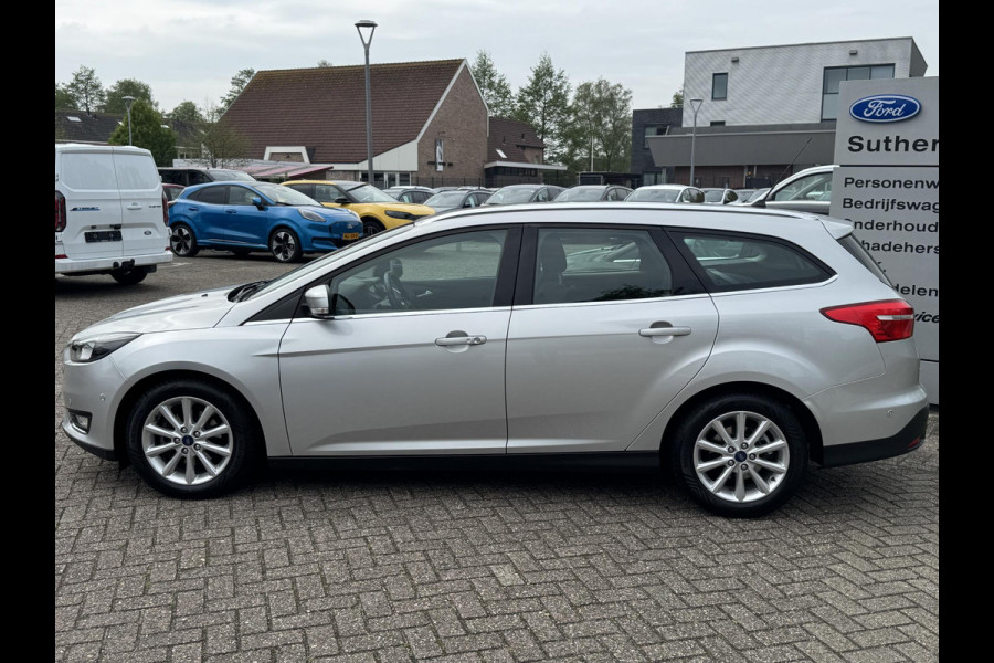 Ford FOCUS Wagon 1.0 Ecoboost Titanium 125pk Navigatie | Stoelverwarming | Achteruitrijcamera | Apple Carplay | Android auto | Voorruit verwarming |