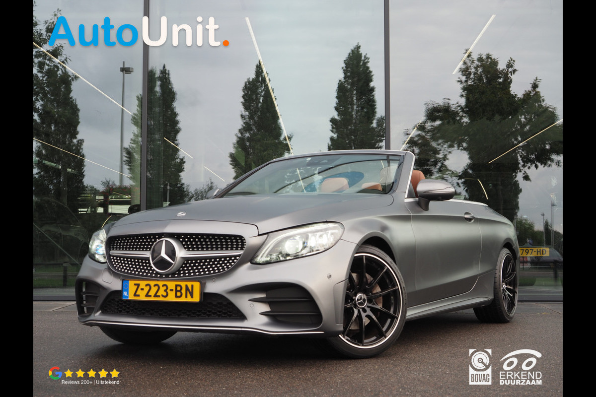 Mercedes-Benz C-Klasse Cabriolet 200 4MATIC AMG Designo | Airscarf | Virtual Cockpit | Carplay | 360 | Multibeam | Hybride Mercedes-Benz C-Klasse Cabriolet 200 4MATIC AMG Designo | Airscarf | Virtual Cockpit | Carplay | 360 | Multibeam | Hybride