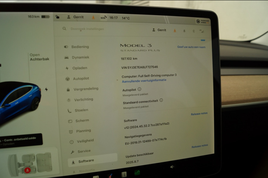 Tesla Model 3 Standard RWD Plus 60kWh -TREKHAAK-LEER-PANO-