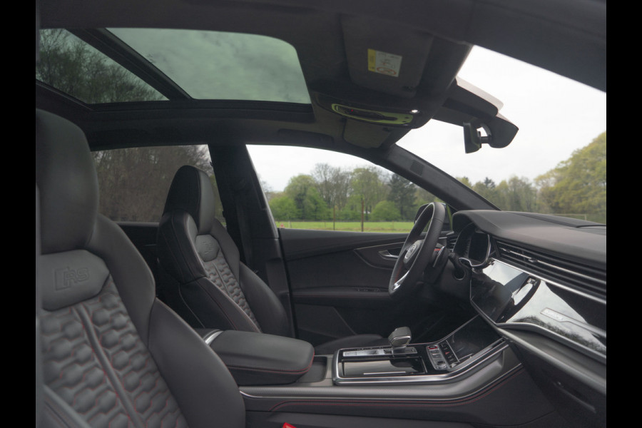 Audi RS Q8 Quattro | B&O Advanced 3D | RS Dynamic | Keramisch | ABT velgen | 1e eig | Pano | Massage | Stoelventilatie