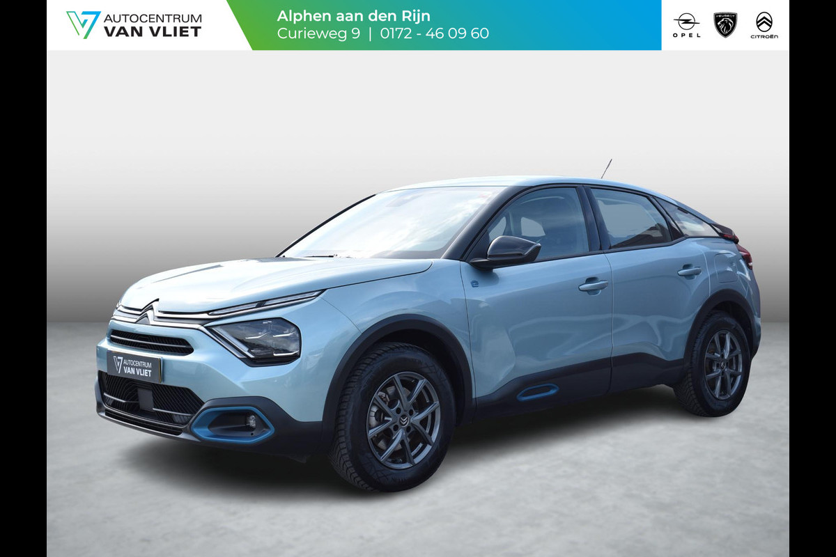 Citroën Ë-C4 Feel Pack 50 kWh 3 FASE | NAVIGATIE / CARPLAY | ACHTERUITRIJCAMERA MET SENSOREN | E.C.C. | 16.553km Citroën Ë-C4 Feel Pack 50 kWh 3 FASE | NAVIGATIE / CARPLAY | ACHTERUITRIJCAMERA MET SENSOREN | E.C.C. | 16.553km