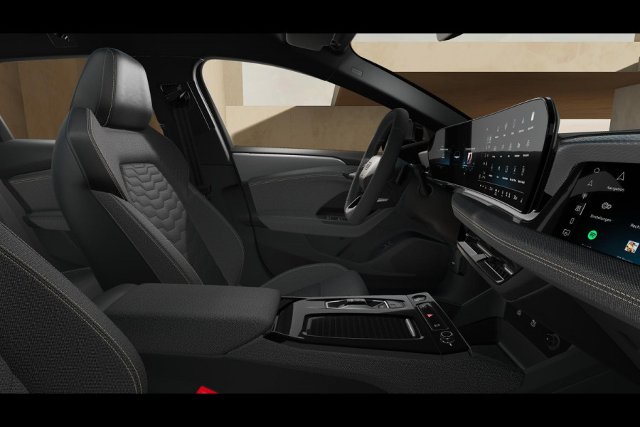 Audi A6 Avant e-tron S edition 83 kWh privacy glass, remzadels rood
