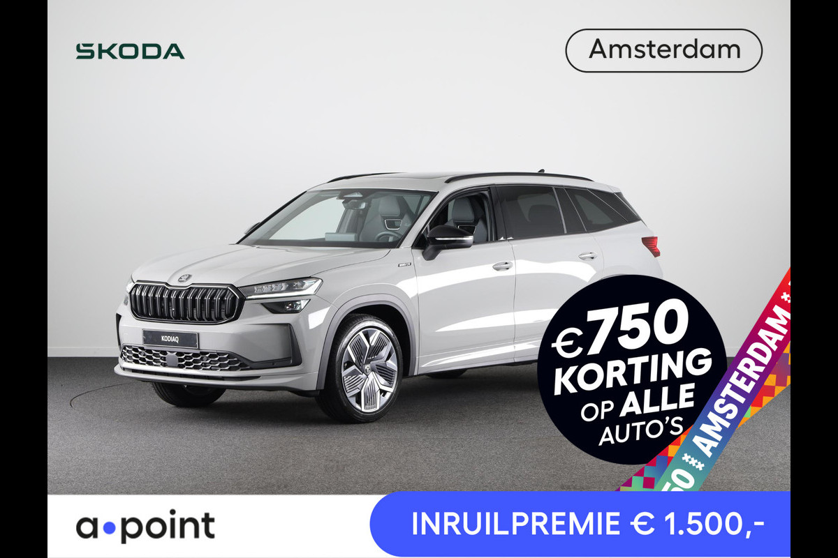 Škoda Kodiaq Sportline Business m-HEV 1.5 TSI 150 pk 7 versn. DSG | Panoramadak | 20 inch lichtmetalen velgen | Winter pakket Škoda Kodiaq Sportline Business m-HEV 1.5 TSI 150 pk 7 versn. DSG | Panoramadak | 20 inch lichtmetalen velgen | Winter pakket