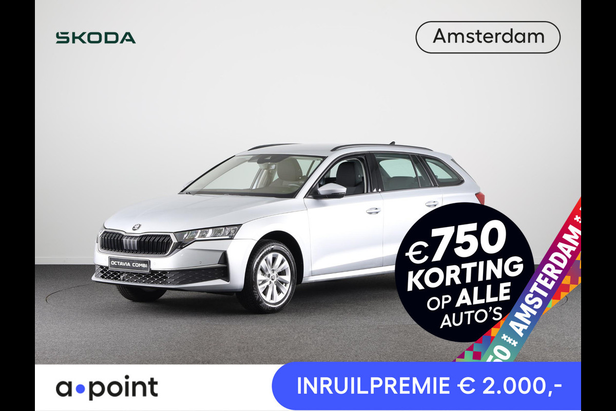 Škoda Octavia Combi Edition 1.5 TSI 115 pk 6 versn. Hand | Trekhaak wegklapbaar Škoda Octavia Combi Edition 1.5 TSI 115 pk 6 versn. Hand | Trekhaak wegklapbaar