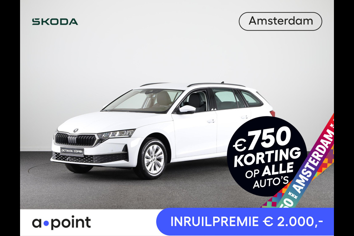 Škoda Octavia Combi Edition 1.5 TSI 115 pk 6 versn. Hand | Trekhaak wegklapbaar Škoda Octavia Combi Edition 1.5 TSI 115 pk 6 versn. Hand | Trekhaak wegklapbaar