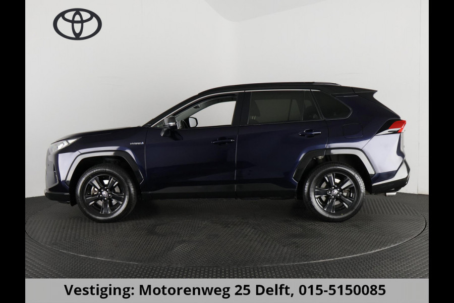 Toyota RAV4 2.5 HYBRID 4WD BUSINESS BLEULINE BI-TONE AWD. NAVI.CARPLAY.PDC.1650 KG TREKGEWICHT. GARANTIE TOT 2030!