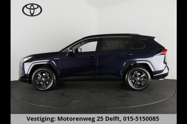 Toyota RAV4 2.5 HYBRID 4WD BUSINESS BLEULINE BI-TONE AWD. NAVI.CARPLAY.PDC.1650 KG TREKGEWICHT. GARANTIE TOT 2030!