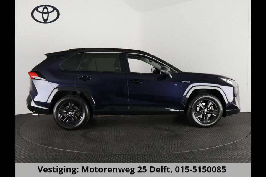 Toyota RAV4 2.5 HYBRID 4WD BUSINESS BLEULINE BI-TONE AWD. NAVI.CARPLAY.PDC.1650 KG TREKGEWICHT. GARANTIE TOT 2030!