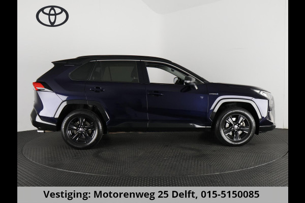 Toyota RAV4 2.5 HYBRID 4WD BUSINESS BLEULINE BI-TONE AWD. NAVI.CARPLAY.PDC.1650 KG TREKGEWICHT. GARANTIE TOT 2030!