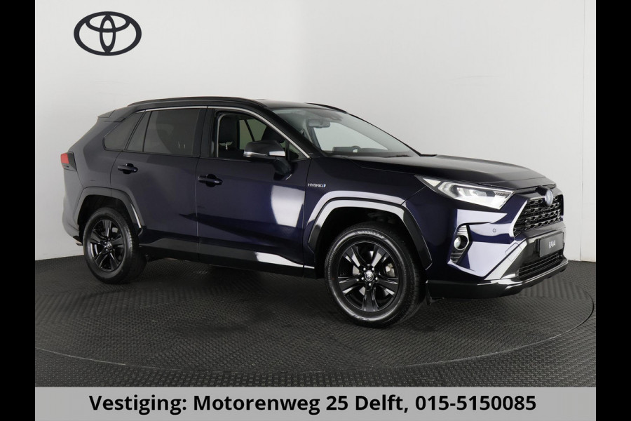 Toyota RAV4 2.5 HYBRID 4WD BUSINESS BLEULINE BI-TONE AWD. NAVI.CARPLAY.PDC.1650 KG TREKGEWICHT. GARANTIE TOT 2030!