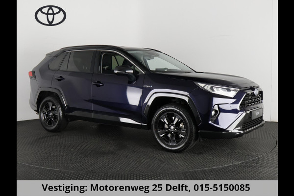 Toyota RAV4 2.5 HYBRID 4WD BUSINESS BLEULINE BI-TONE AWD. NAVI.CARPLAY.PDC.1650 KG TREKGEWICHT. GARANTIE TOT 2030!