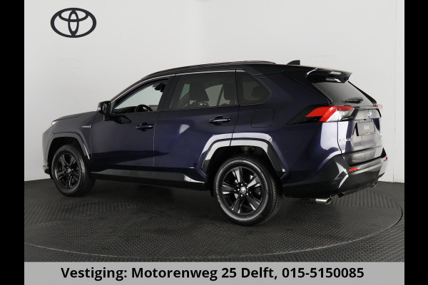 Toyota RAV4 2.5 HYBRID 4WD BUSINESS BLEULINE BI-TONE AWD. NAVI.CARPLAY.PDC.1650 KG TREKGEWICHT. GARANTIE TOT 2030!
