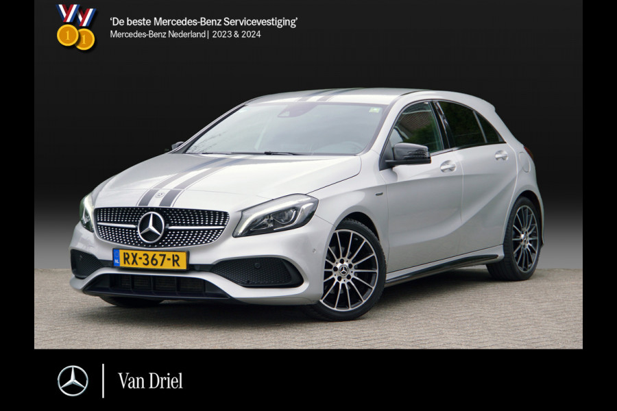 Mercedes-Benz A-Klasse A 180 AMG line WhiteArt Edition Night | Camera Sfeerverlichting Carplay