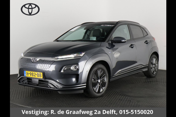 Hyundai Kona EV Premium Two-Tone 64 kWh | Accuconditie: 92% | Navigatie | Leder |