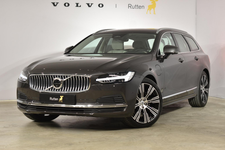 Volvo V90 T6 350PK Longe Range AWD Plus Bright / Adpatieve cruise control/ BLIS/ Elektrische stoelen/ Luchtvering/ Stoel en stuurwielverwarming/ Parkeersensoren met camera