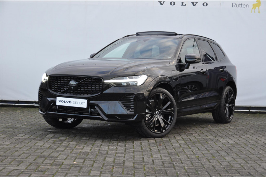 Volvo XC60 T6 350PK AWD Ultra Black Edition Long range / Head-up display / Harman Kardon audio / Panoramadak / BLIS / Elektrisch bedienbare voorstoelen / Memory seats / Verwarmbare stoelen / Keyless entry /
