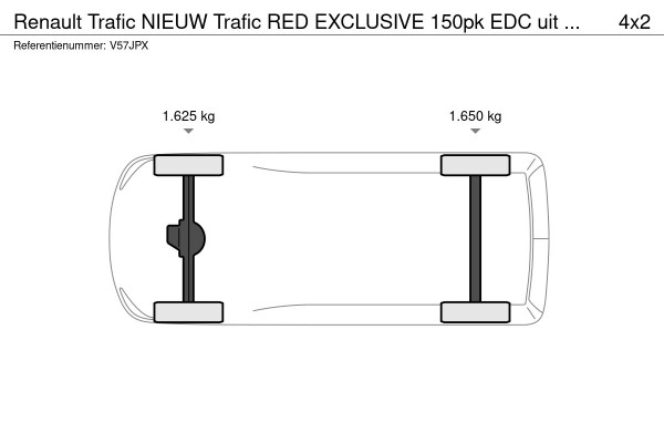 Renault Trafic NIEUW Trafic RED EXCLUSIVE 150pk EDC uit VOORRAAD
