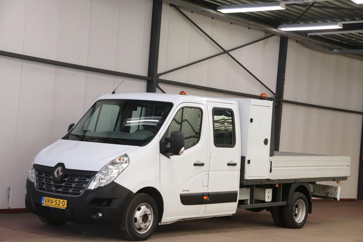 Renault Master 2.3 dCi DC DUBBEL CABINE OPEN LAADBAK Renault Master 2.3 dCi DC DUBBEL CABINE OPEN LAADBAK