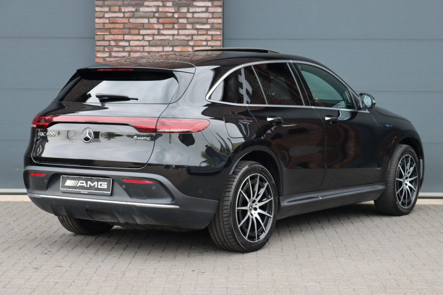 Mercedes-Benz EQC 400 4MATIC AMG Line Premium+ 80 kWh | ex BTW € 34.000,- | Schuifdak | Distronic+ | Memory | Surround Camera | HUD | Leder | Trekhaak | Keyless Go | Augmented Reality | Rijassistentiepakket |