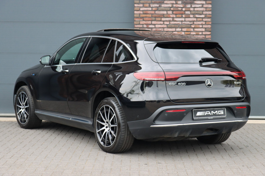 Mercedes-Benz EQC 400 4MATIC AMG Line Premium+ 80 kWh | ex BTW € 34.000,- | Schuifdak | Distronic+ | Memory | Surround Camera | HUD | Leder | Trekhaak | Keyless Go | Augmented Reality | Rijassistentiepakket |