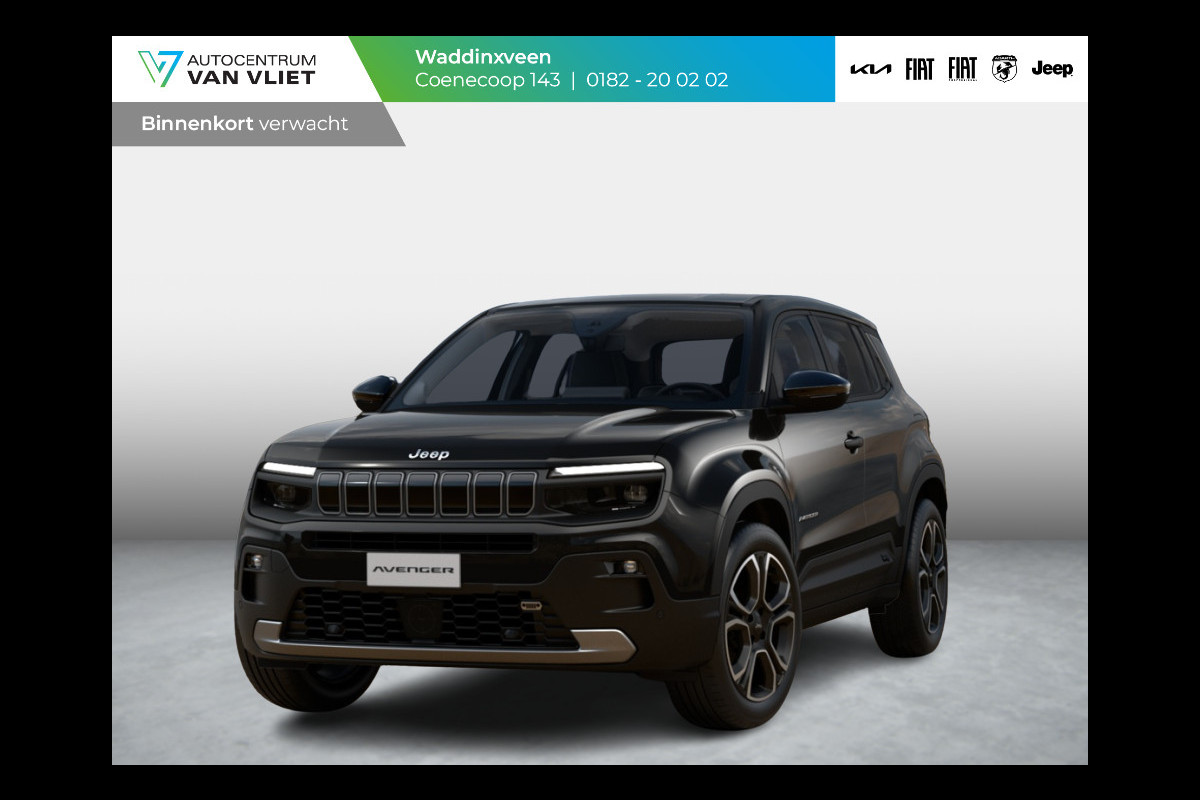 Jeep Avenger e-Hybrid Summit | Automaat | Clima | Adapt. Cruise | 18" | PDC | Camera | Winter Pack Jeep Avenger e-Hybrid Summit | Automaat | Clima | Adapt. Cruise | 18" | PDC | Camera | Winter Pack