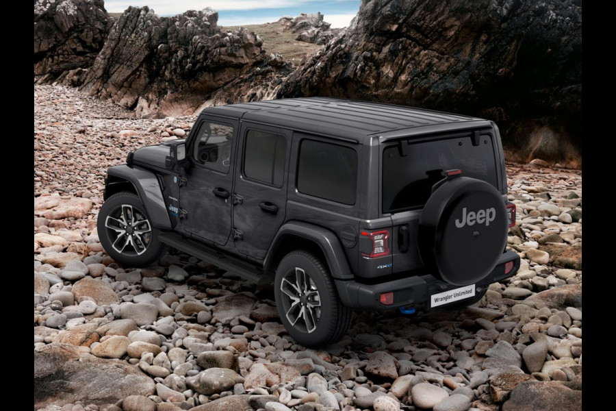 Jeep Wrangler Unlimited 4xe 380 Sahara | MY25 | 20" met M+S banden | Geel kenteken !